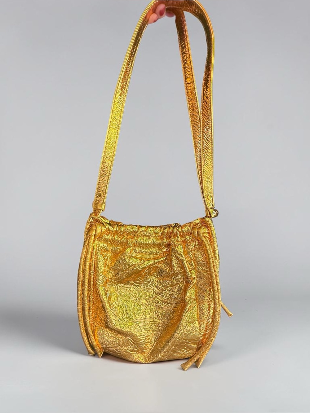 Proenza Schouler Metallic Gold Shoulder Bag